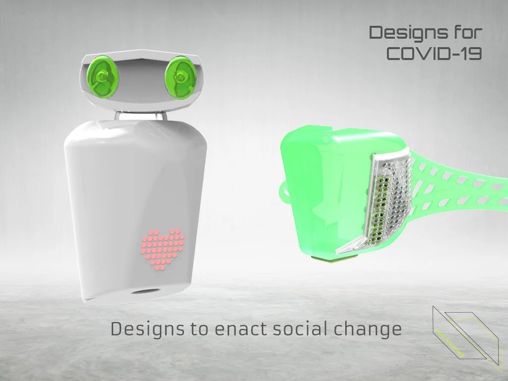 Designs to educate and normalise hygienic practices during COVID19 by Aaron Lane