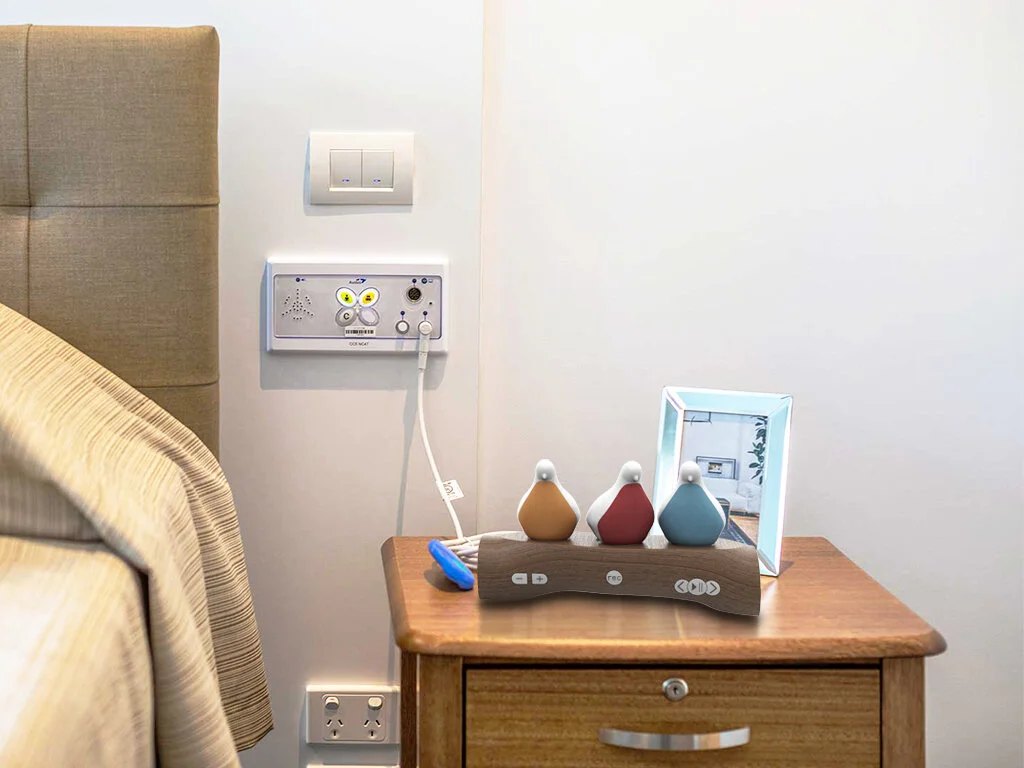 ‘A Little Bird Told Me..’ in situ, designed for older adults living in aged care facilities.