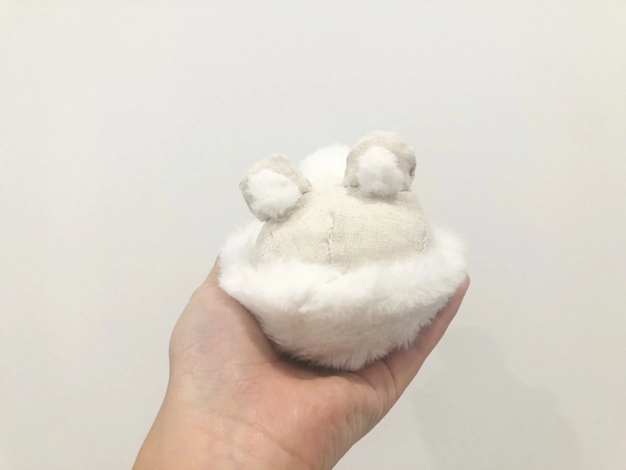 The appearance model being held in the hand