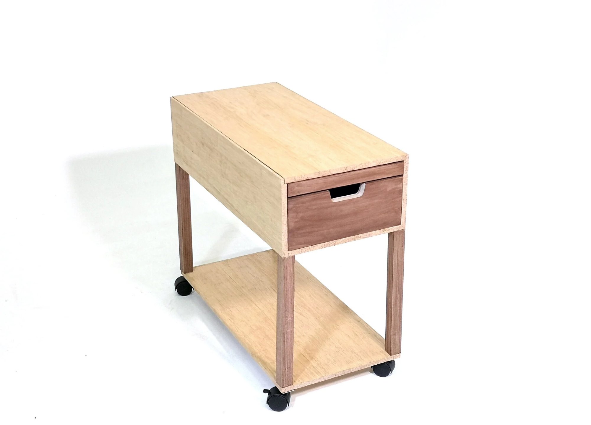 Timber top as drawing surface