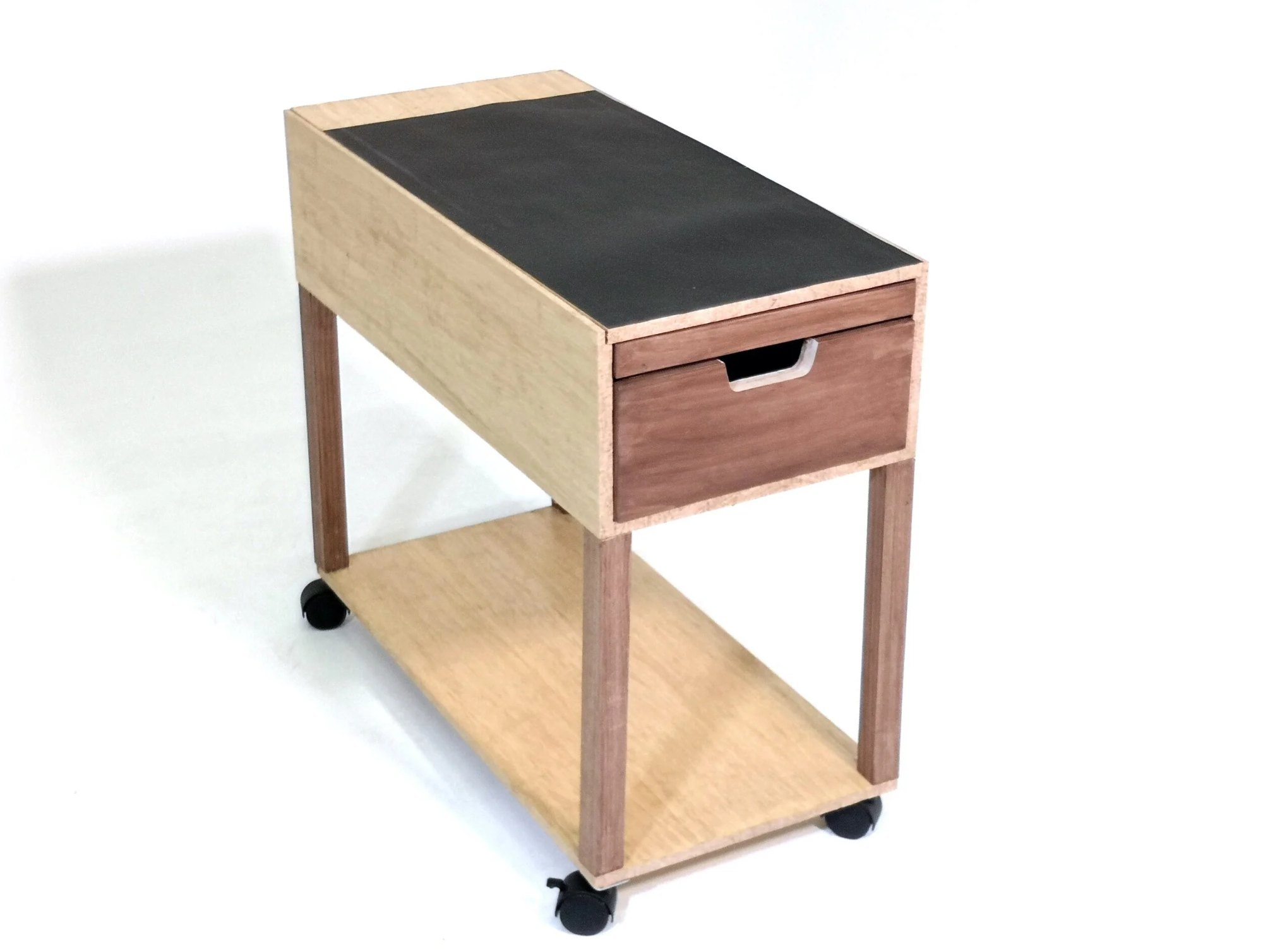 Black top poses as cutting mat