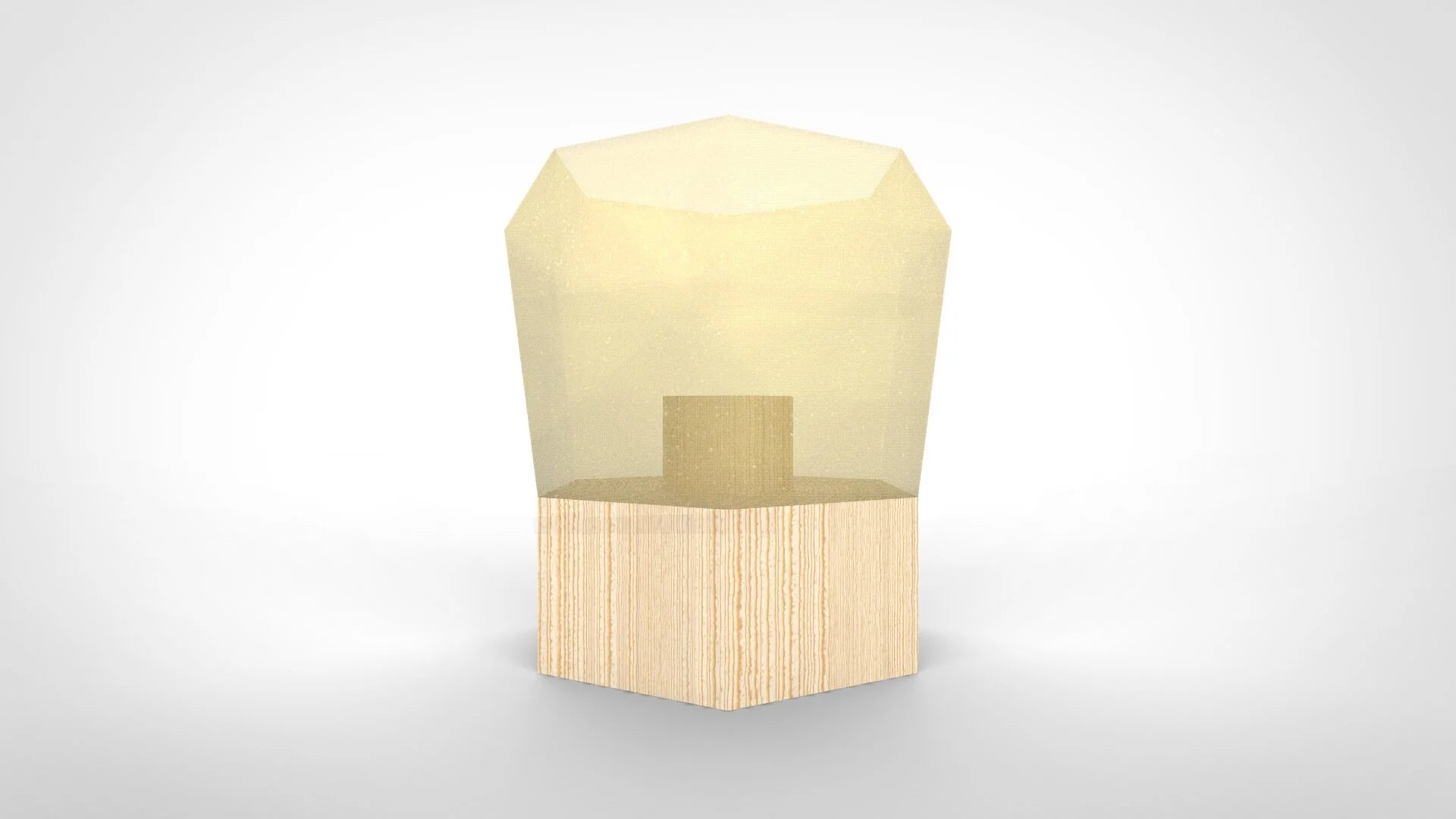 Sky Lantern Bedside Lamp by Shujie Lin