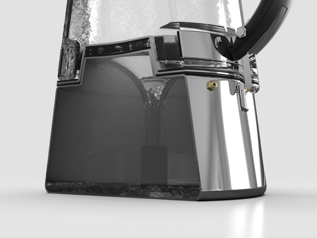 COO, cross-section, steam pressure pushing water upwards in an engaging user interaction