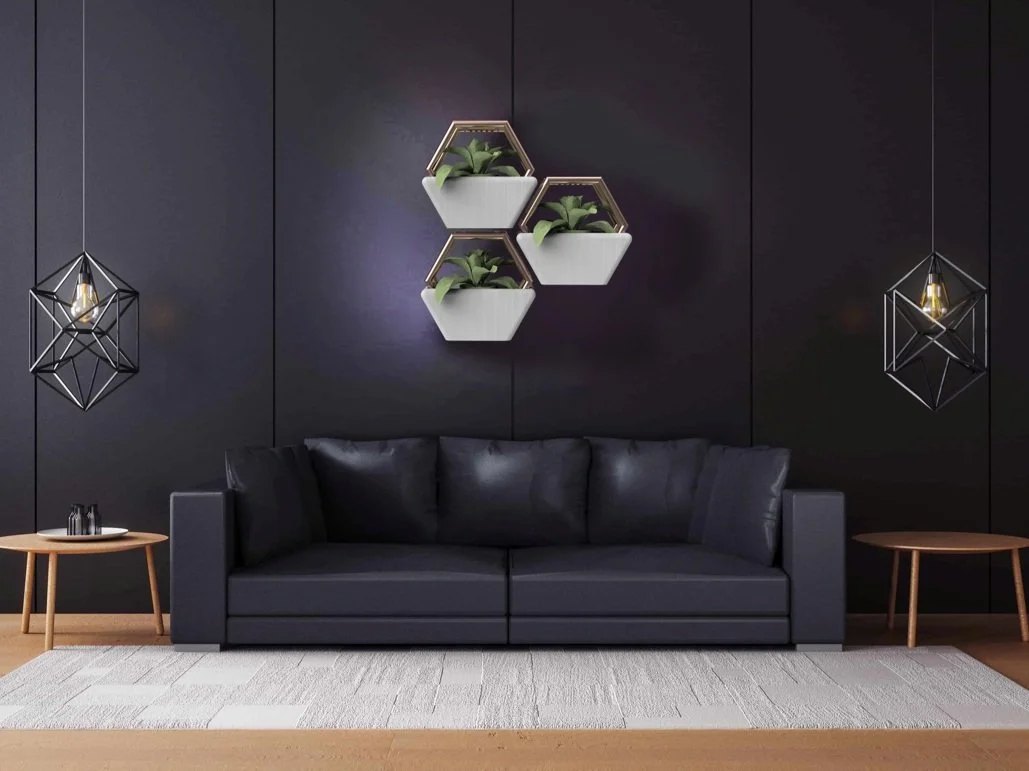 A collection of pots would magnify their cooling effect within a room. They also become a centre piece.