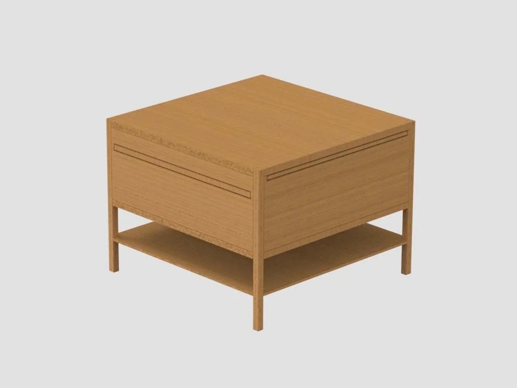 Full view with trays retracted
