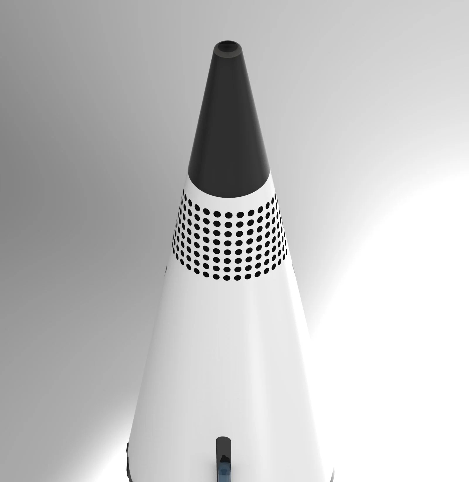 The suction port of the hair dryer