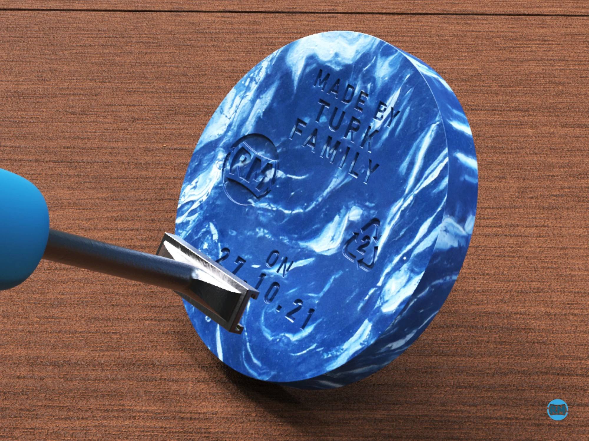 Customers can stamp their object to further personalise it