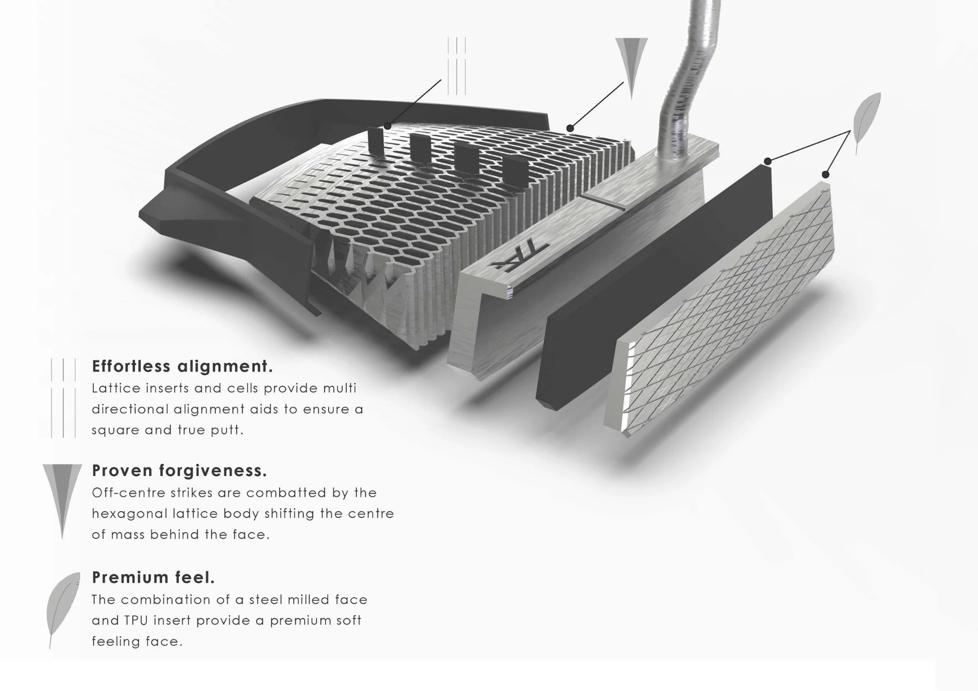 Exploded view showing components
