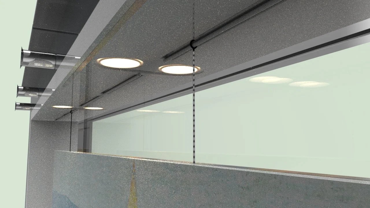 Product lighting and hanging system