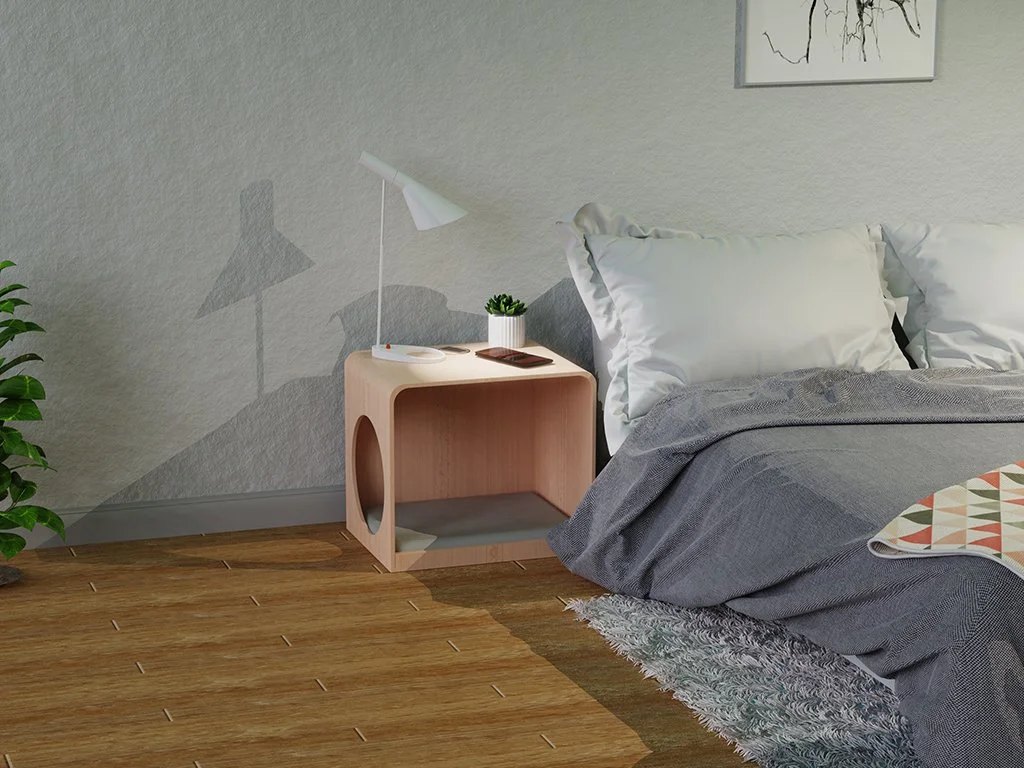 MoPet Bedside Table: Pet-Friendly Furniture by Yi Yang