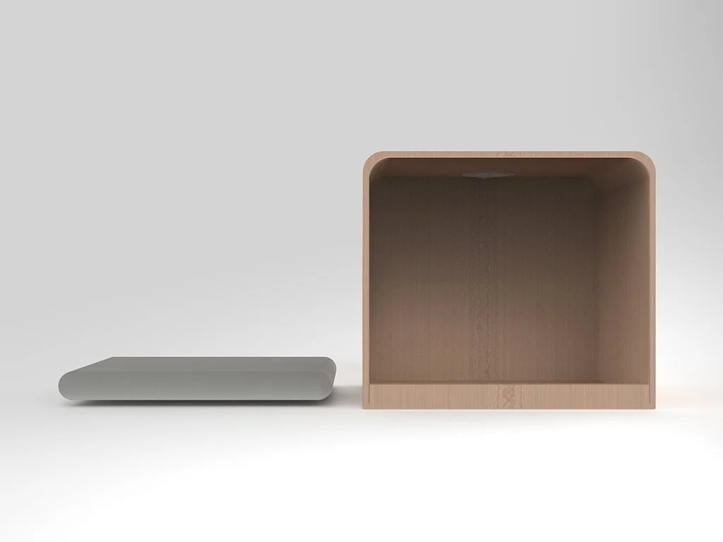 Cushion + Bedside Table