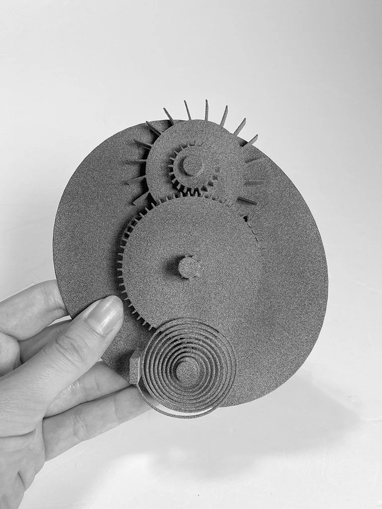 Escapement mechanism printed assembly prototype