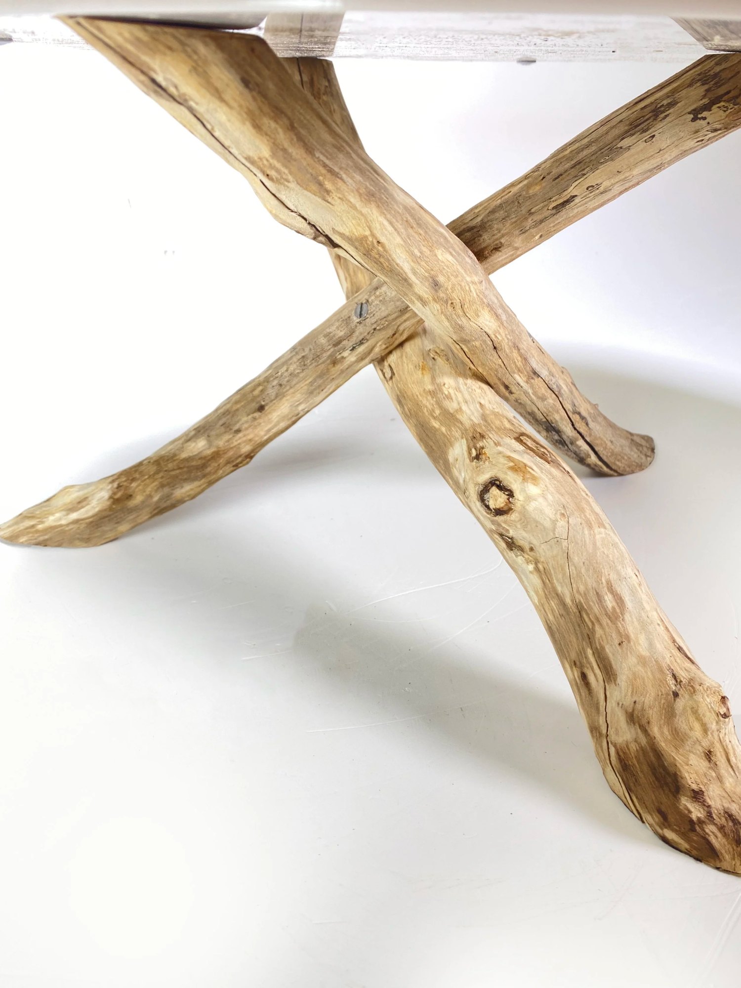 Close up of stripped bark base