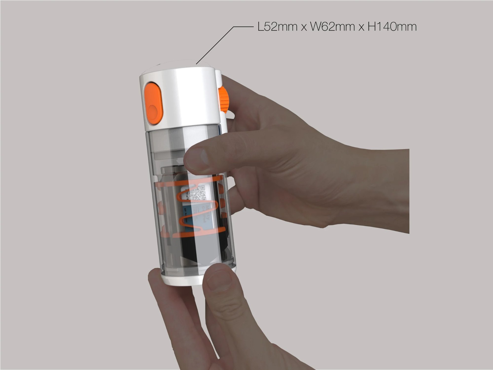 Scaled image of Misty nebuliser in use