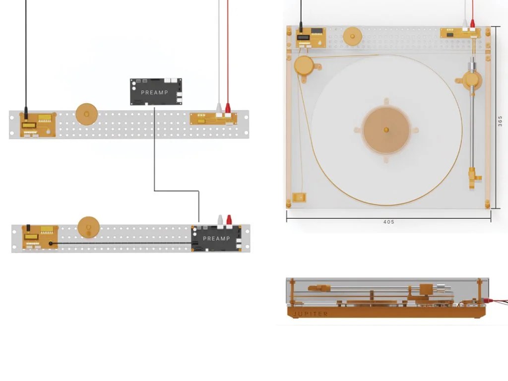 PCB upgrade process + orthographic view