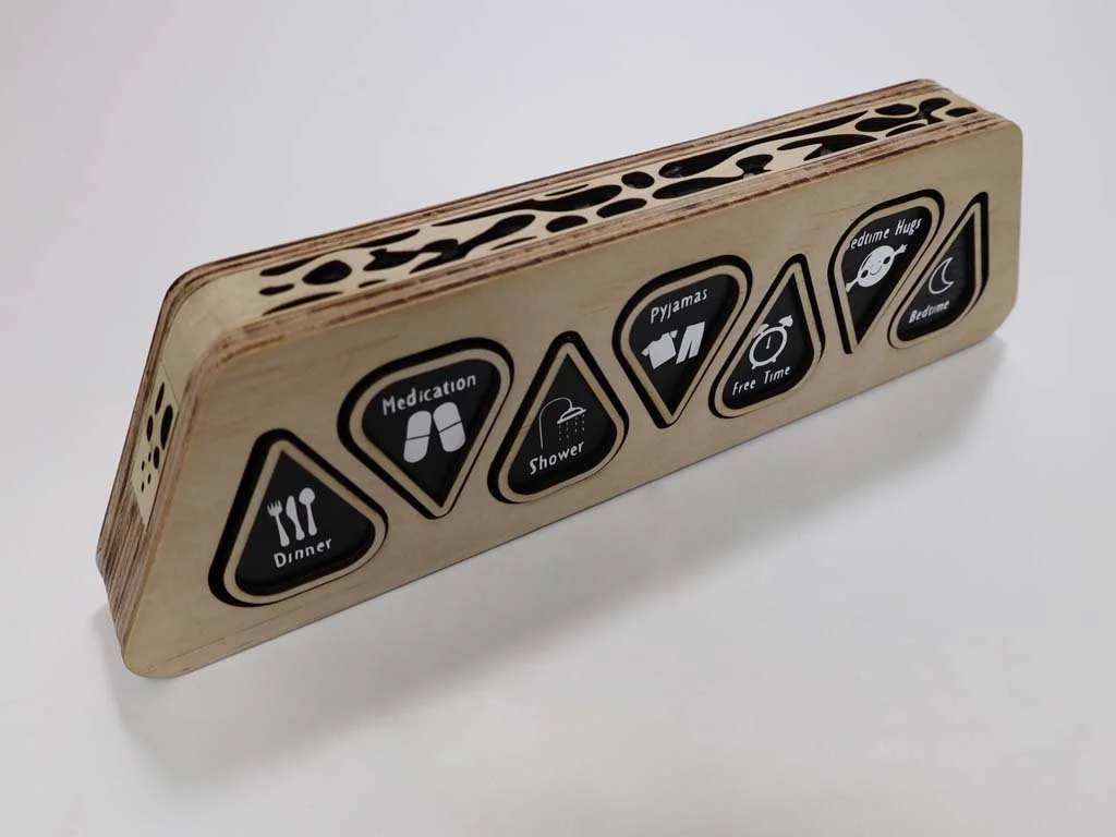 Perspective shot of final prototype