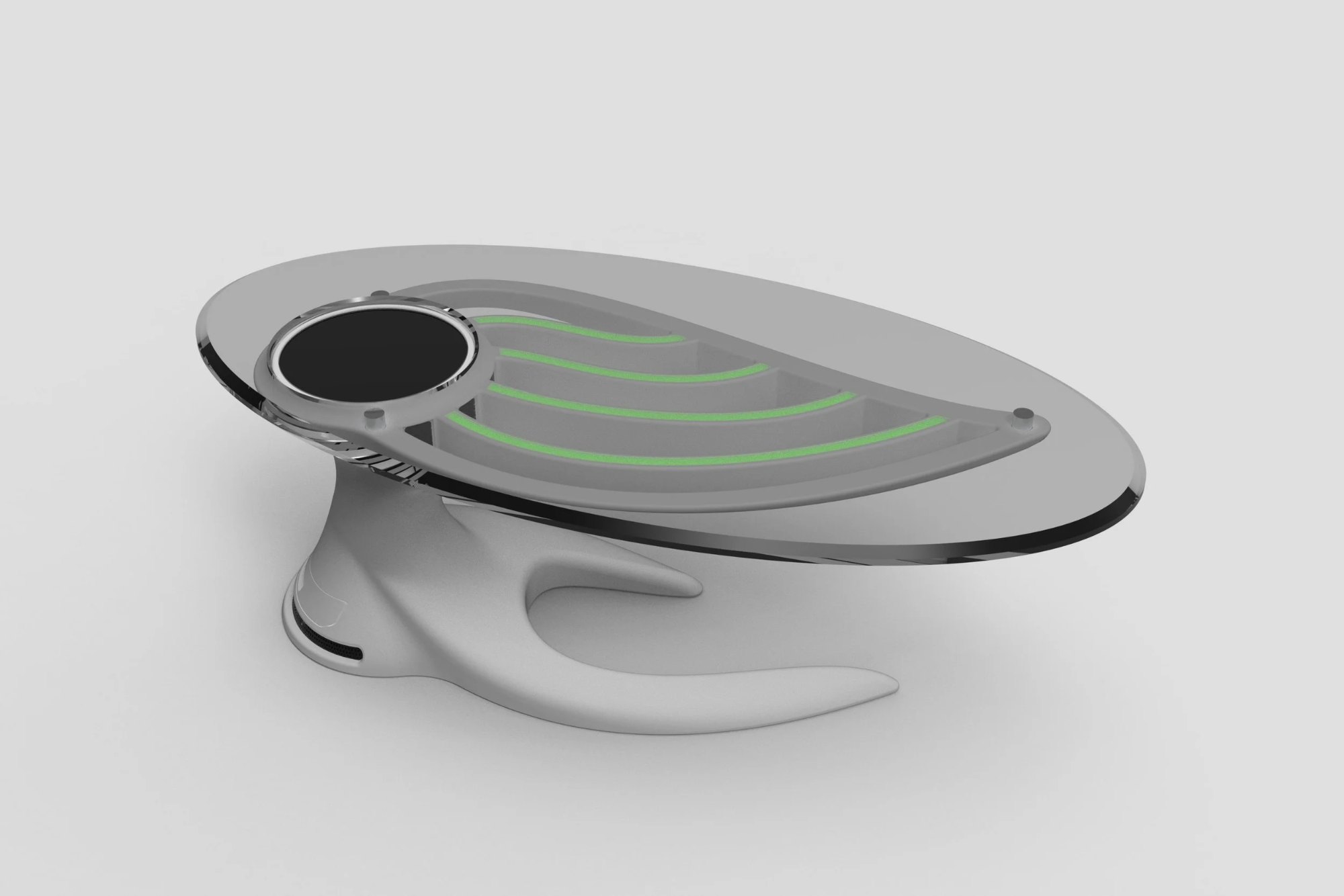 Hero shot displaying the design of the table