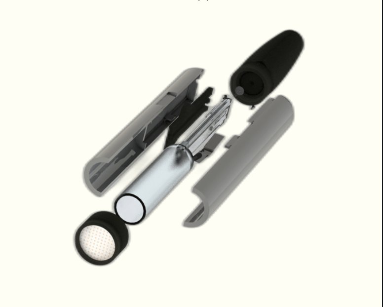 Switchblade mechanism exploded view