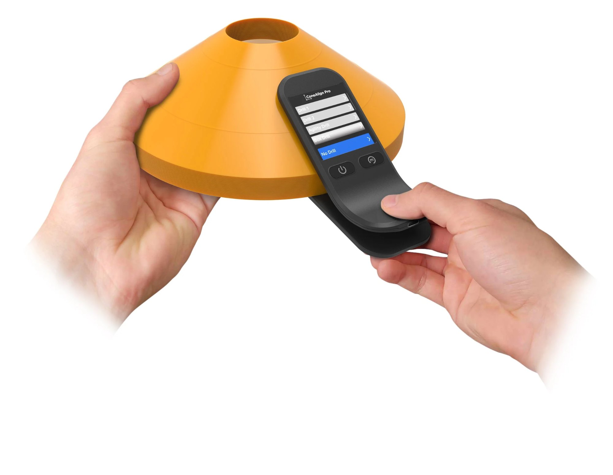 ConeAlign Pro held by the user