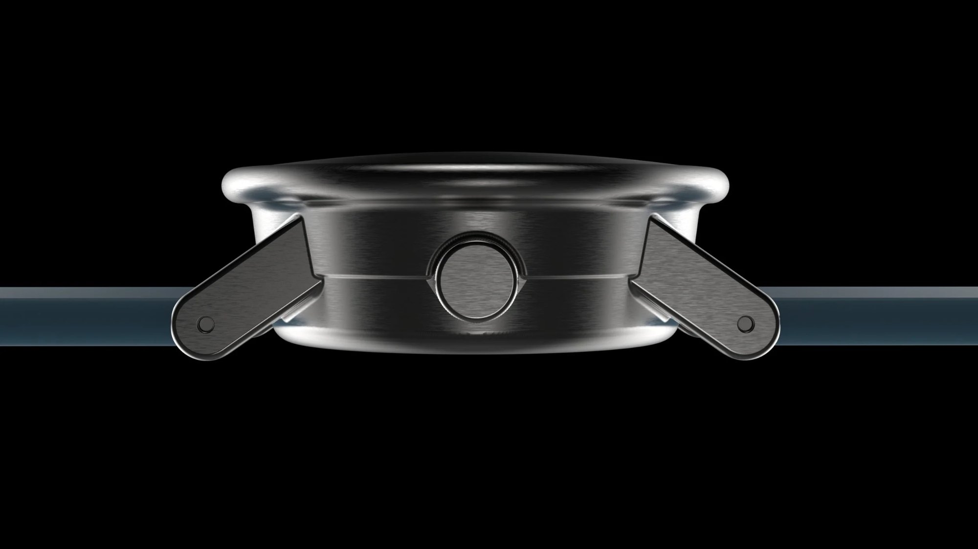 Side profile rendering of the watch