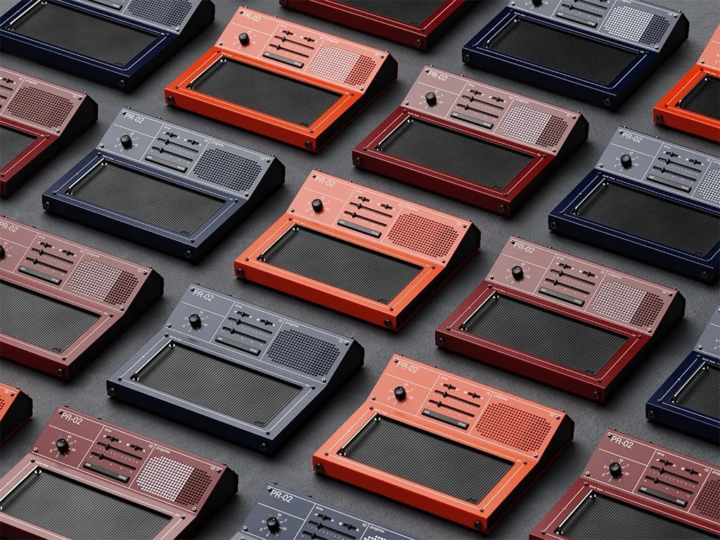 A collection of CMF iterations of the PR-02.