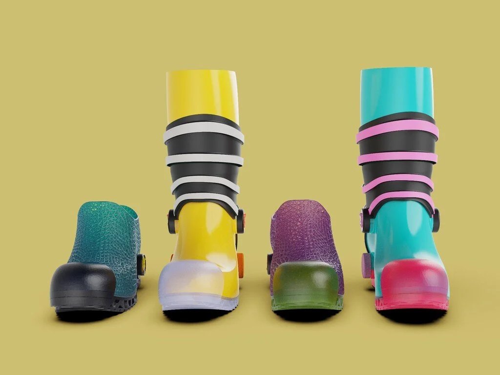 A selection of colour combinations demonstrating the personalisation options available across Normans' interchangeable components.