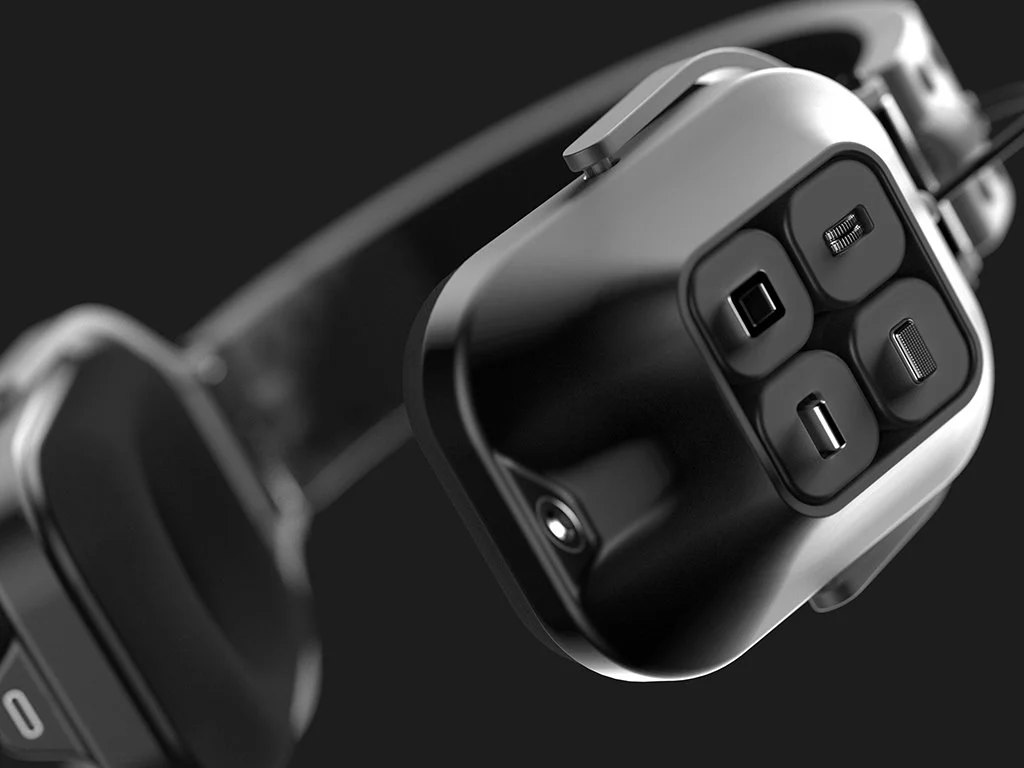 Soundstage elevates the listening experience by enabling physical control over sound. An array of swappable modules ensures the user may choose exactly how they want to control or display their sound, whether through volume, equalisation, or track seeking.