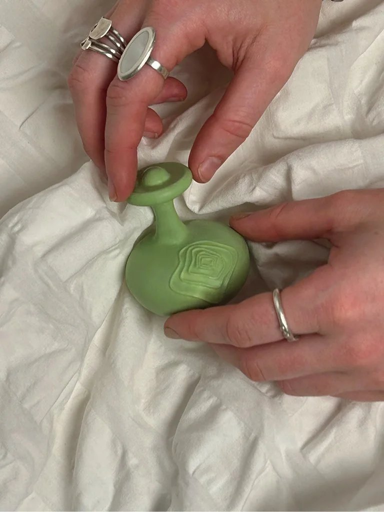 Ripples non-phallic form that celebrates the uniqueness of each vulva.