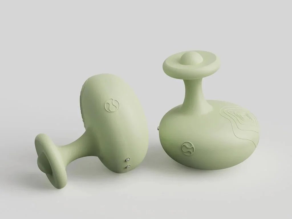 Intuitive power button, magnetic charging, medical grade silicone, soft and smooth to the touch.