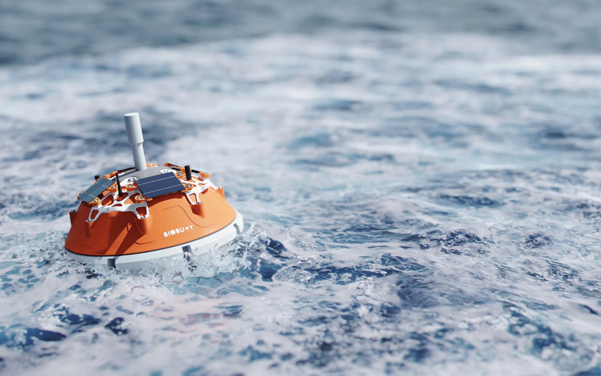 Hero shot render of BIOBUOY in situ.